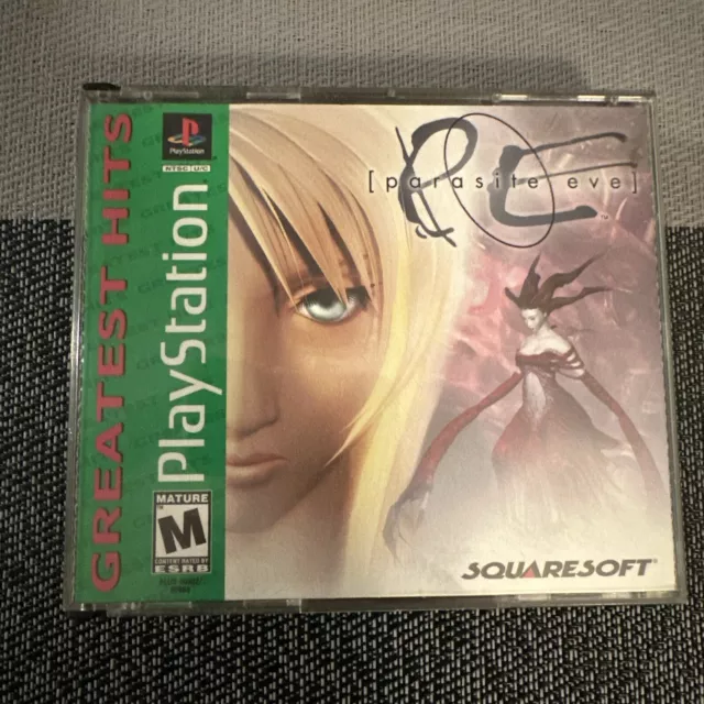 Parasite Eve - Black Label PS1 Playstation [Game in box, no manual, no demo]