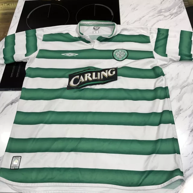 Celtic 2003 2004 mens home XL football shirt jersey top 2003-04