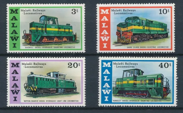 [BIN21708] Malawi Trains good set very fine MNH stamps