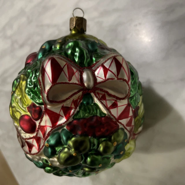 Waterford Holiday Heirlooms Kissing Ball Ornament  #118877