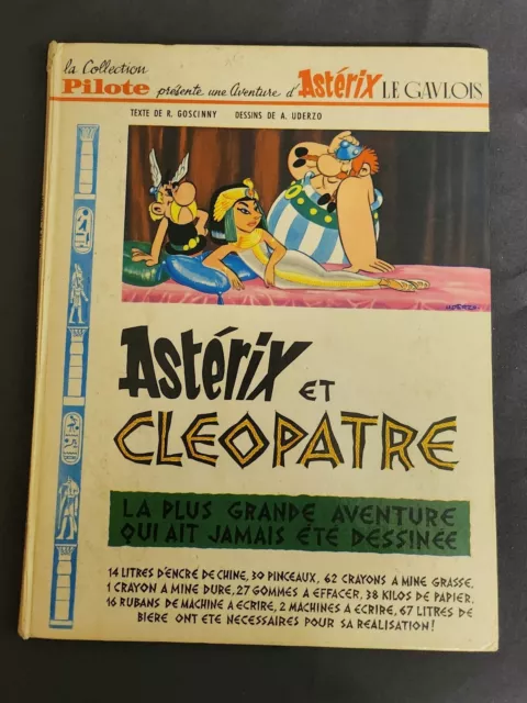asterix et cléopâtre COLLECTION PILOTE ÉDITION 1965