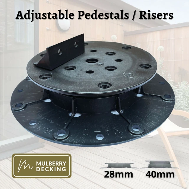 ADJUSTABLE DECKING PEDESTAL for Composite & Timber Joists (2840mm 10