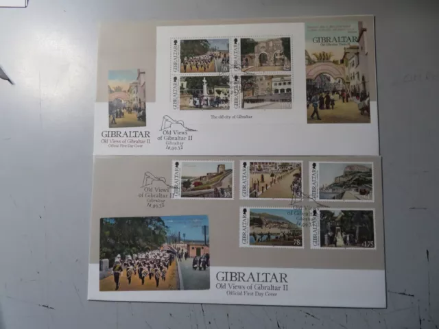 2012 Gibraltar First Day Covers Old Views of Gibraltar II