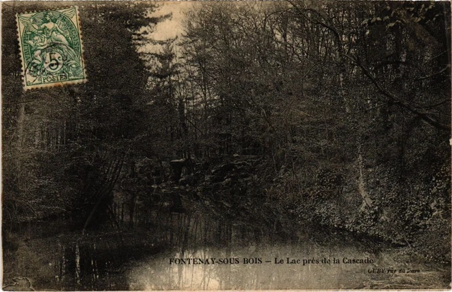 CPA AK Fontenay sous Bois Le Lac pres de la Cascade FRANCE (1282741)