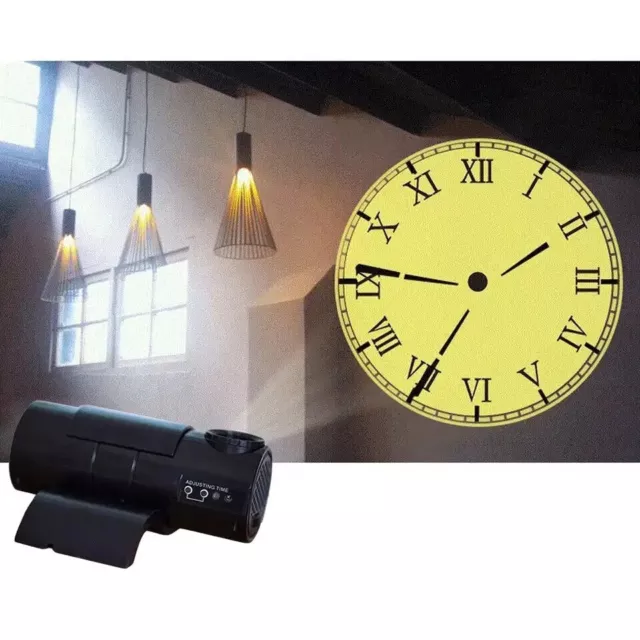 Wall Clock Electronic Led Projection With Remote Control and with Adapter