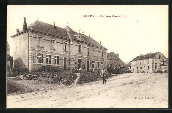 CPA Borey, Maison Commune