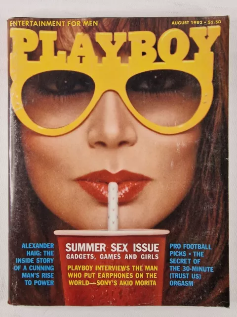 Vintage Playboy Magazine - August 1982 - Very Good Condition