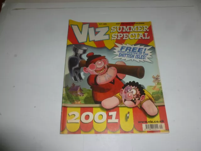 Viz Comic - Summer Special ( Date 2001 - No poster) UK PAPER COMIC