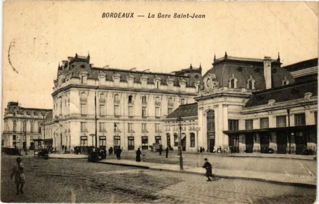 CPA Gironde BORDEAUX La Gare St-JEAN (982544)