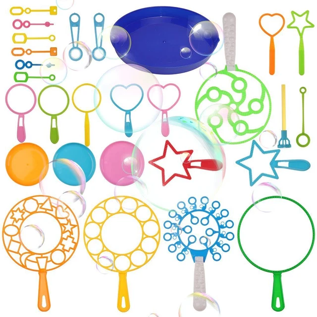 Bubble Wand Blowing Bubble Tool Soap Bubbles Maker Bubble Machine Blower Set