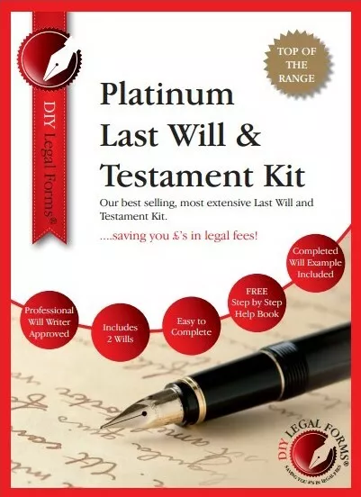 Last Will And Testament Kit - 2024 Platinum Edition- Diy Will Kit