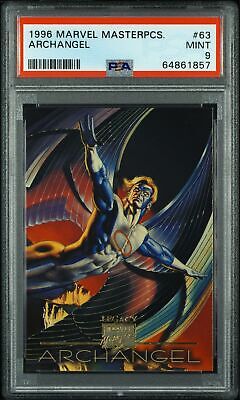 1996 Marvel Masterpieces #63 Archangel PSA 9 MINT - VERY RARE-ONLY 3 IN PSA 9