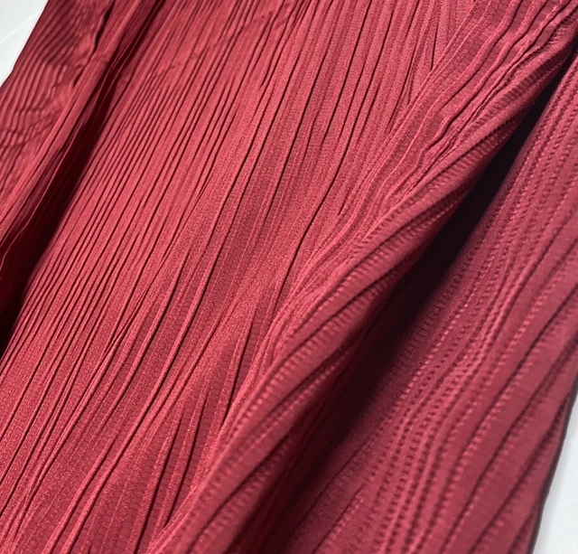 JC PENNEY DESIGNER Red Curtains Panels Drapes 96 Grommet Ribbed Luxury