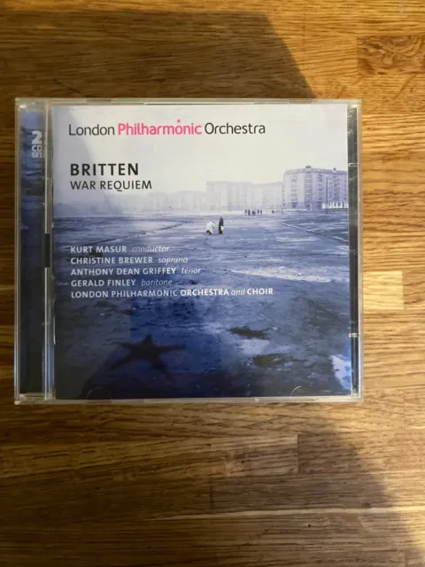 Benjamin Britten Kurt Masur London Philharmonic War Requiem 2006 Classical CD