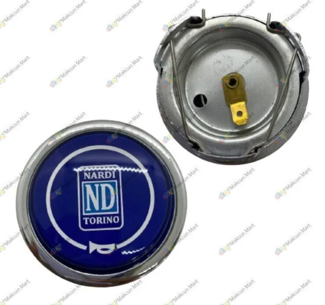Nardi Torino Horn Button Nardi Classic Single Contact Bleu - LIVRAISON GRATUITE