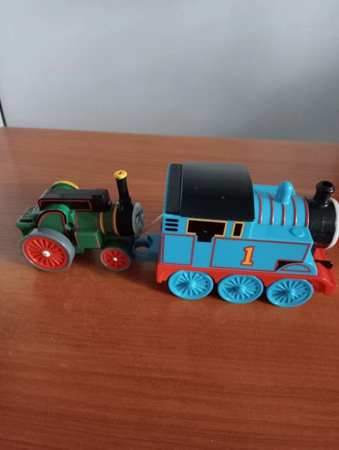 THOMAS THE TANK Engine & Trevor The Traction Engine/ Pull & Go /Tomy £7 ...
