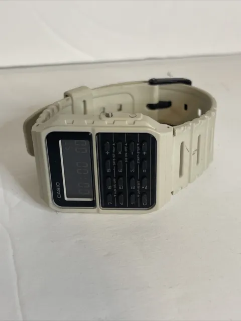 Casio CA-53W 3208 Watch White Digital Quartz Calculator Alarm Chron Stormtrooper