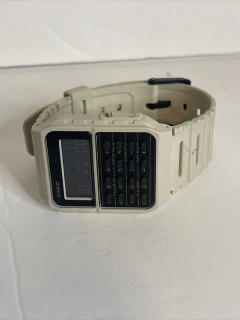 Casio CA-53W 3208 Watch White Digital Quartz Calculator Alarm Chron Stormtrooper Casio CA-53W 3208 Watch White Digital Quartz Calculator Alarm Chron Stormtrooper