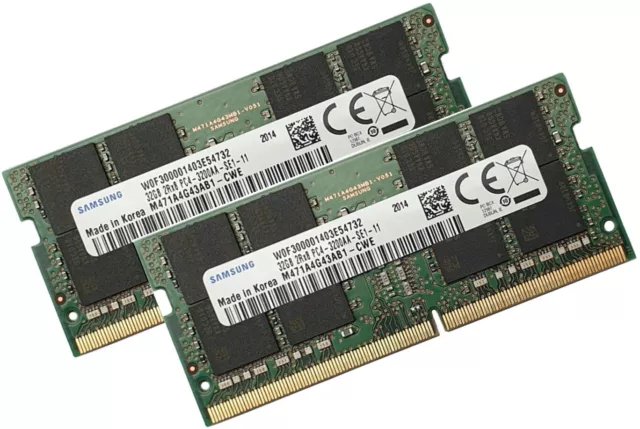 2 X 32 Go 64 Go RAM DDR4 3200 MHz PC4-3200AA pour ordinateur portable Acer  Veriton X2660G EUR 159,00 - PicClick FR