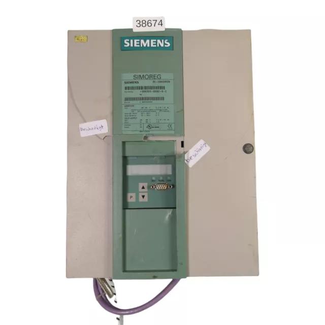 Légèrement Endommagé ! Siemens Simoreg 6RA7013-6DV62-0-Z Dc-Converter