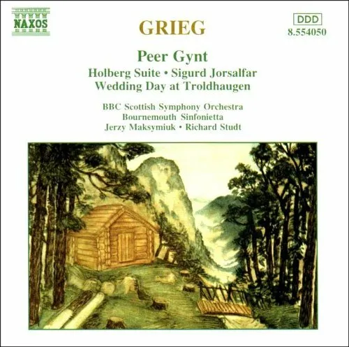 Grieg - Orchestral Music: Peer Gynt, Holberg Suite, Sigurd Jorsalf... -  CD G9VG