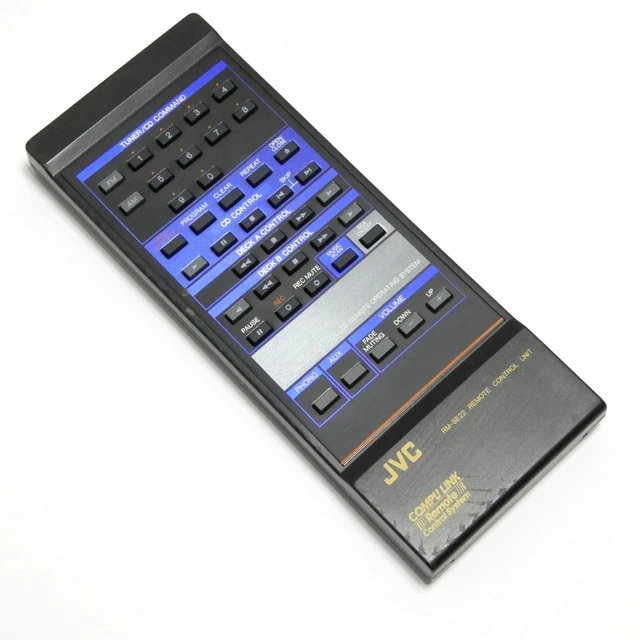 Télécommande D'origine JVC RM-P12S - Modèle B-417, Occasion Avec Garantie 6 Mois