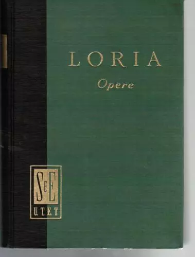 Loria, OPERE, UTET, 1957