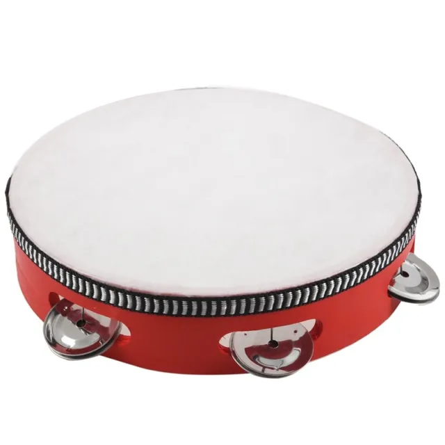 World Rhythm HD-8 Tambour à main - Tambour à cadre pré-réglé de 8 pouces -  Batte incluse - Peau de tambour en peau de chèvre authentique