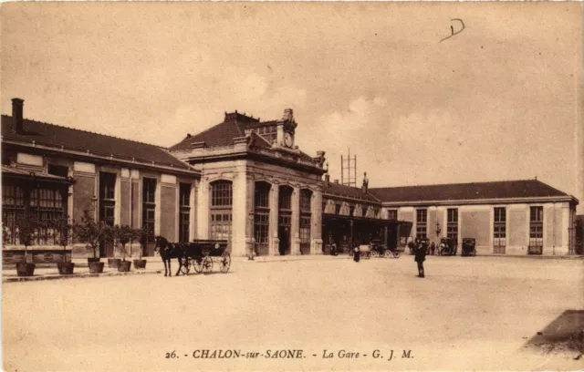 CPA AK CHALON-sur-SAONE - La Gare (6737777)