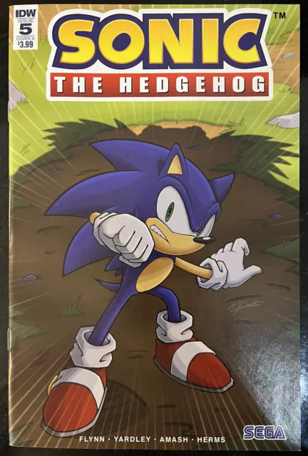 IDW Comics Sonic the Hedgehog Issue # 5 2018 Cover A Rare Low Print Run NM+