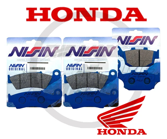 Jeu De 2 Plaquettes De Freins Nissin Pour Honda GB500 Clubman / GL500 Silverwing - Pièce Neuve Générique