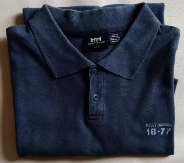 Polo Helly Hansen Taglia L / 6 Blu Usata Buono stato