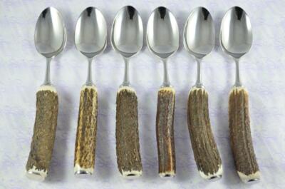 Fantastico Genuine Addio al Celibato/antler handle Cucchiaio MADE IN SHEFFIELD INGHILTERRA 