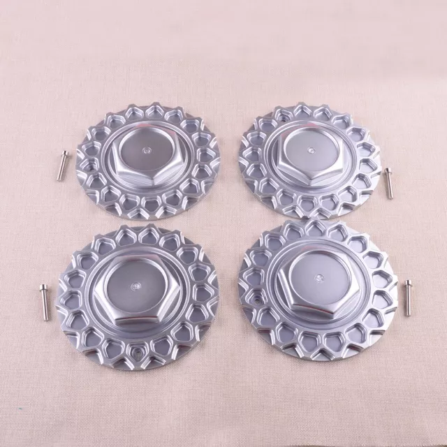 Silver Wheel Rim Center Cap Hub fit for STR 606 BBS RS RS005 RS006 9155L169