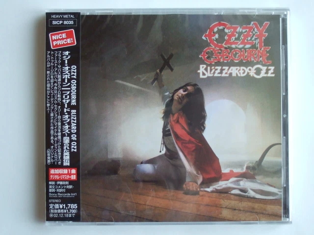 OZZY OSBOURNE BLIZZARD Of Ozz SICP 8035 Japan CD Promo