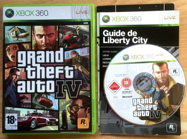 JAQUETTE + CARTE notice GTA grand theft auto liberty XBOX 360 pas de jeux NO CD EUR 2,99 - FR