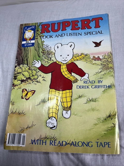 VINTAGE RUPERT THE Bear Comic Magazines Look and Listen Special with ...