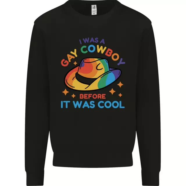 LGBT Gay Pride Cowboy Awareness Day Mens Sweatshirt Jumper