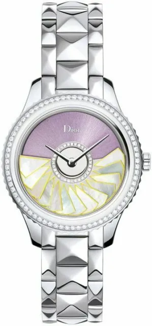 New Christian Dior Plisse Soleil 36mm Women's Automatic Watch CD153B10M001