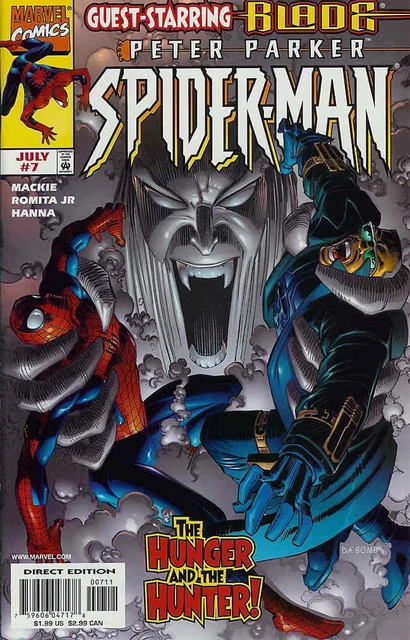 Peter Parker: Spider-Man #7 (with card) VF/NM; Marvel | Blade Vampire Hunter - w