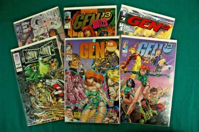 Gen 13 Lot of 117 Comics  Volume 1, 0-5  Deathmate Black, J Scott Campbell Image