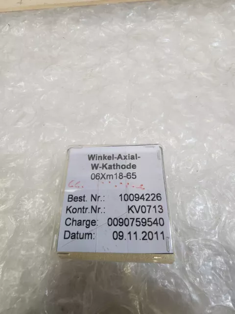 Leybold Balzers Electron Beam Gun Filament WINKEL AXIAL W-KATHODE 06XM18-65