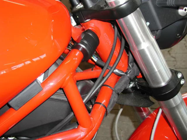 Ducati Monster 1000 S2R B&G Lenkanschlag-Schützer / Steering stop protector NEW