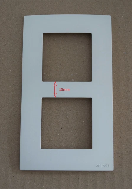 Plaque De Finition Décorative Arnould ESPACE Lumière N°1 - Pour Installation électrique - Neuf (peut Avoir Un Défaut Mineur)