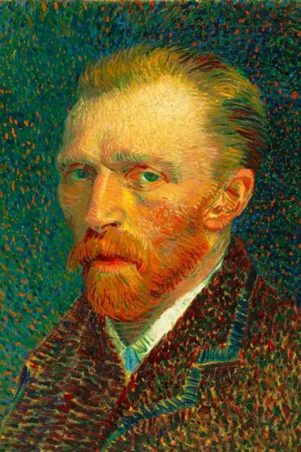 Vincent Van Gogh Self Portrait Spring 1887 Laminated Poster 24x36