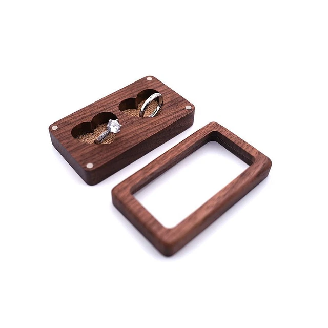 Heart Shape Wedding Storage Case Display Box Jewelry Box Ring Storage Box