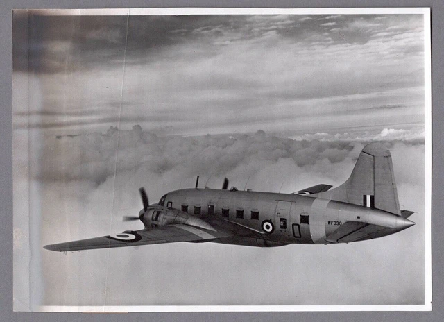 Vickers Varsity Wf370 Original Vintage Air Ministry Photo Raf Royal Air Force