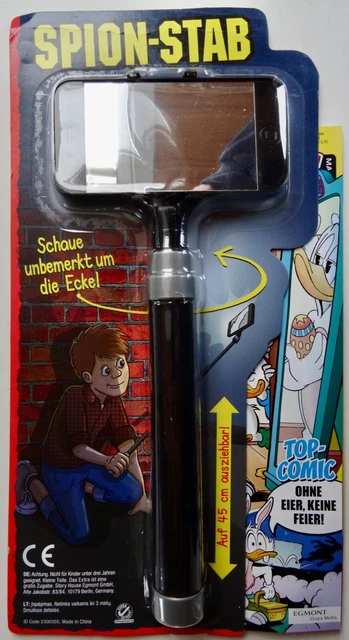 Micky Maus Heft Nr. 8 aus 2023, komplett mit Spion-Stab, Zustand 0-1 ,