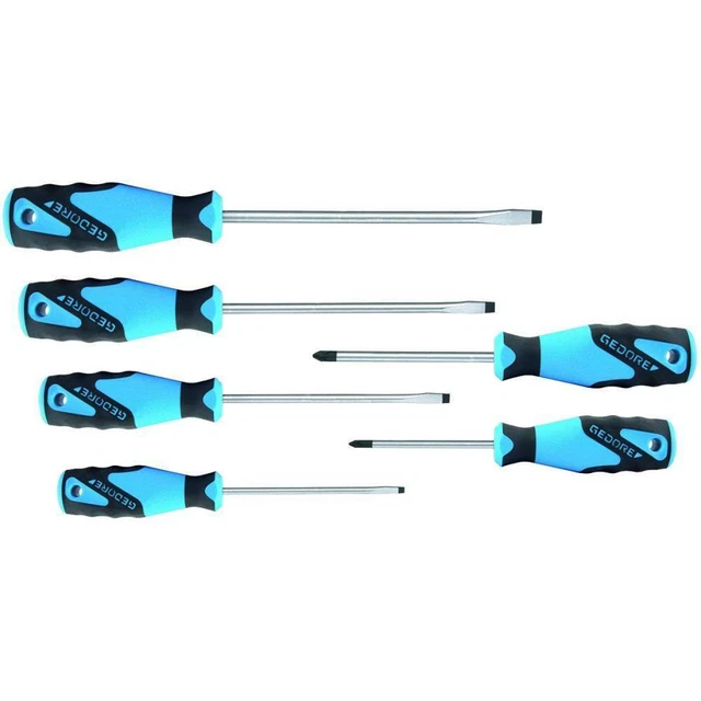 Gedore 1482300 (Serie 2150-2160 PZ-06) set cacciavite 3C 6 pz IS 4-8 PZ 1-2