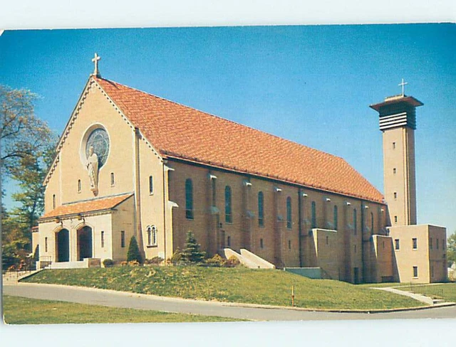 Pre-1980 CHURCH SCENE Ho-Ho-Kus - Near Ridgewood & Paramus & Paterson NJ AD0580